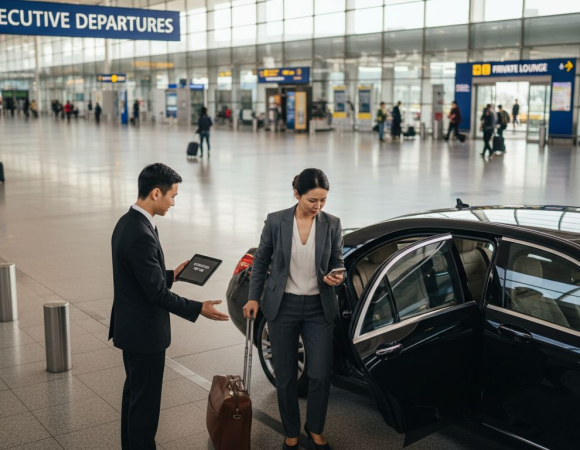Step by Step Luxury Airport Transfer for Executives